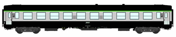 REE Modeles VB-071 - 2nd Class French Passenger Coach B10 Green scrubland 302